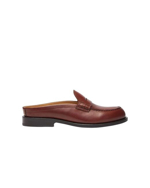 Scarosso Brown Mules