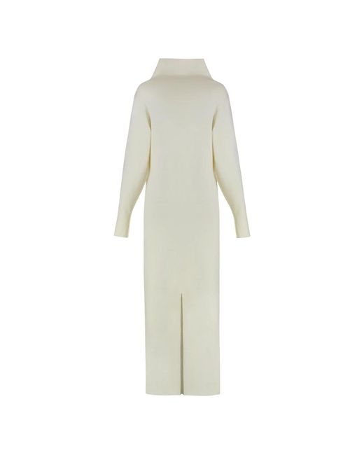 P.A.R.O.S.H. White Knitted Dresses