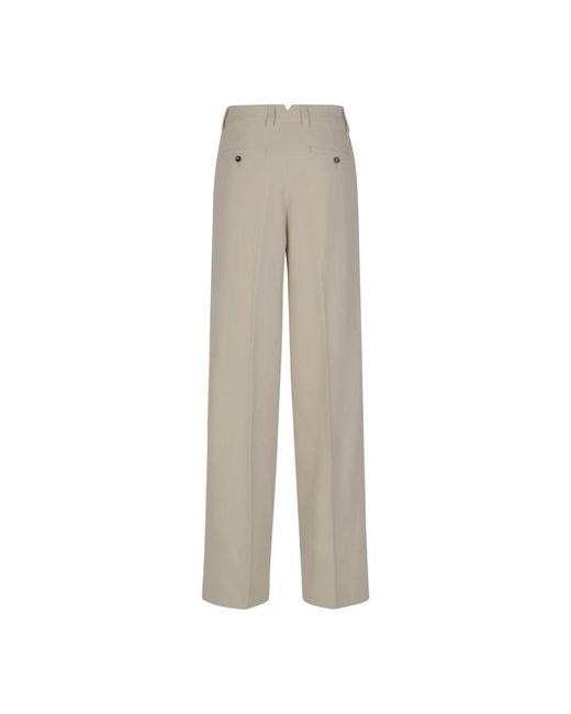 Straight Trousers AMI de color Gray