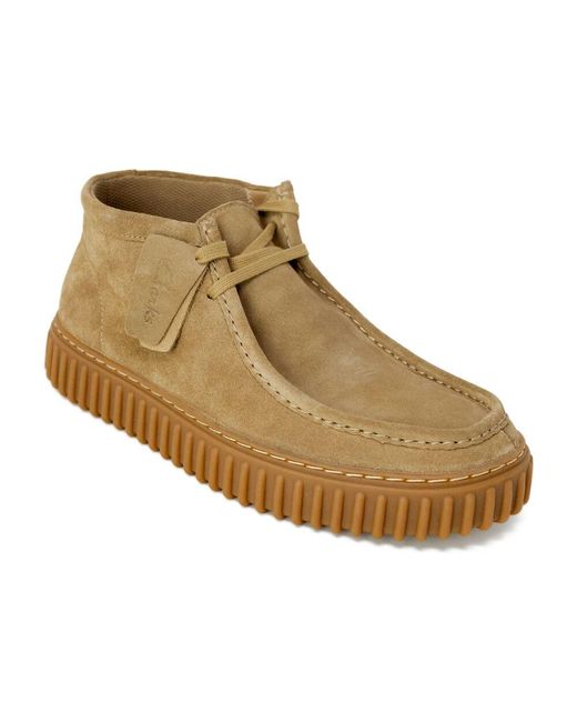 Lace-Up Boots di Clarks in Brown da Uomo