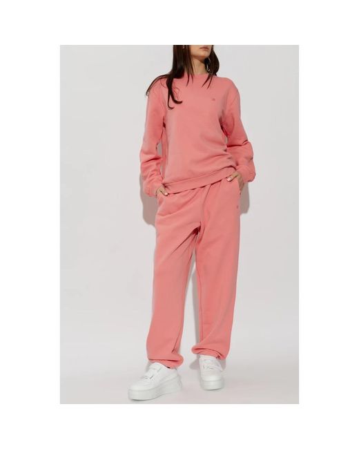 Sweatpants Acne de color Pink