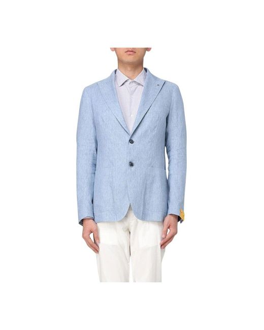 Tagliatore Maßgeschneiderter Einreiher-Blazer in Blue für Herren