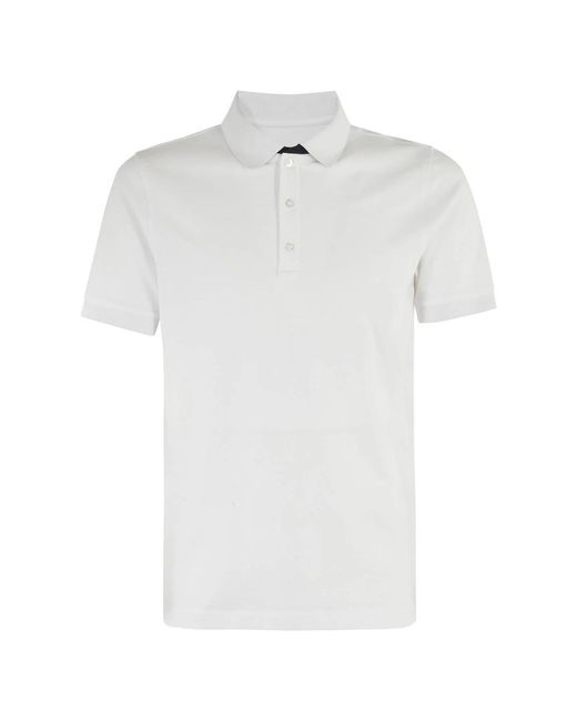 Fay White Polo Shirts for men