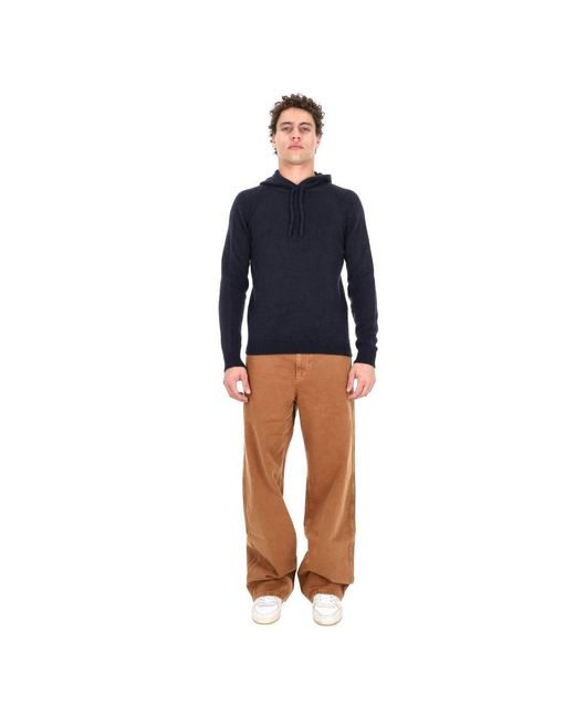 Roberto Collina Blue Round-Neck Knitwear for men