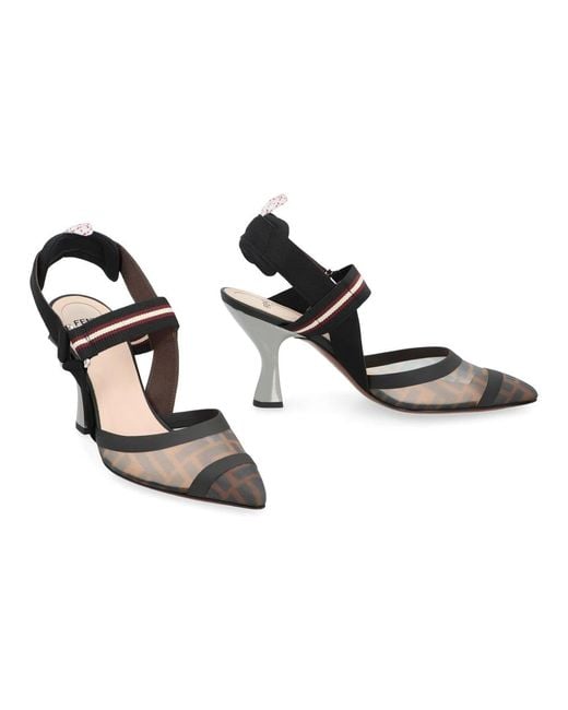 Fendi Colibrì Slingback in het Black