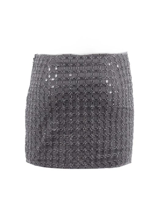 ROTATE BIRGER CHRISTENSEN Gray Short Skirts