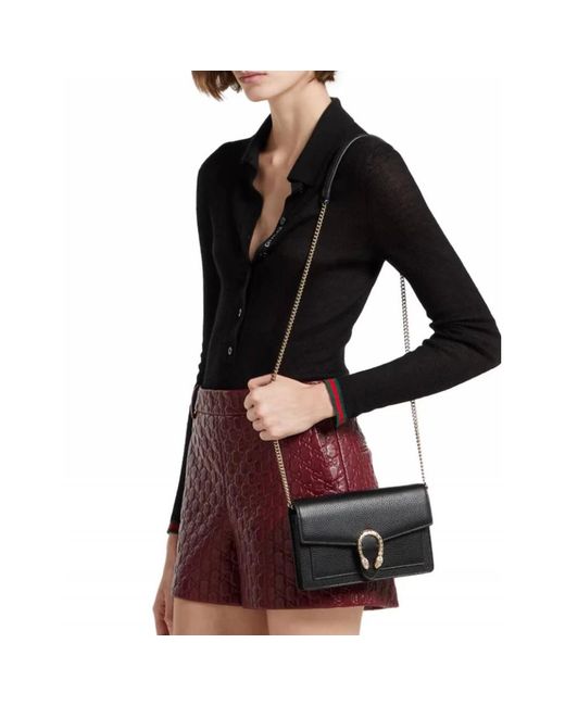 Gucci Black Cross Body Bags