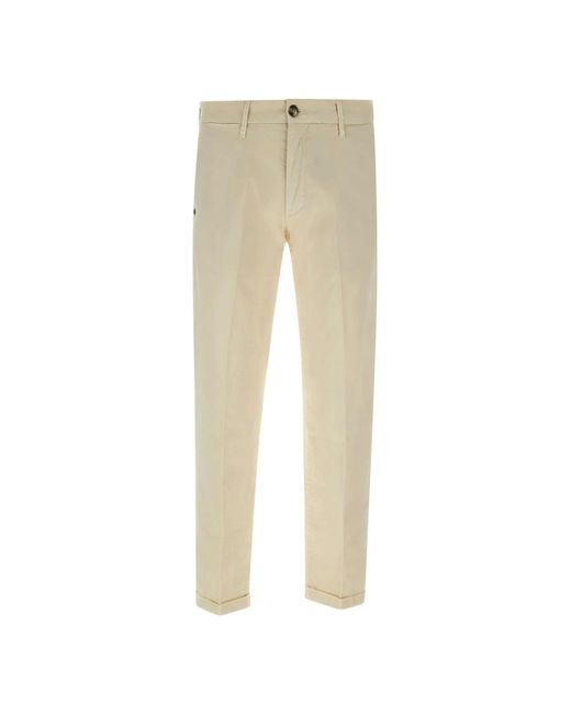 Re-hash Natural Straight Trousers for men