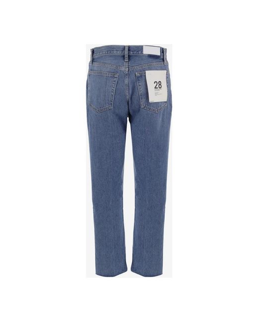 Straight Jeans Re/done en coloris Blue