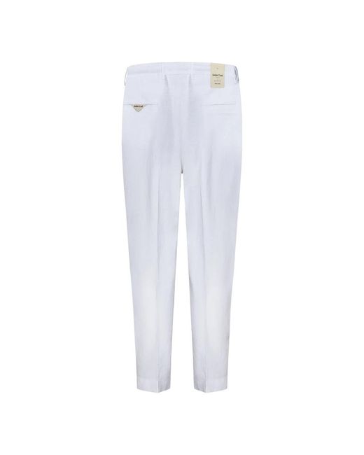 GOLDEN CRAFT White Suit Trousers for men