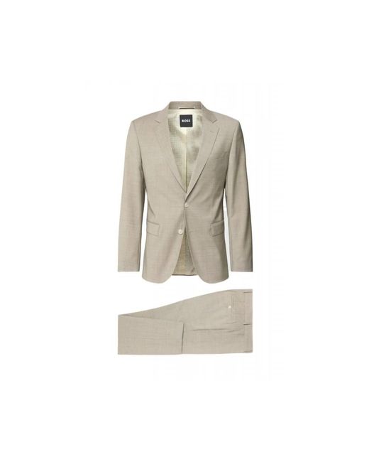 Boss Natural Single Breasted Suits for men
