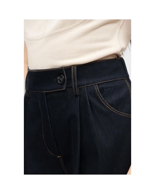 Max Mara Blue Wide Jeans