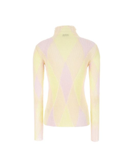 Burberry Yellow Turtlenecks
