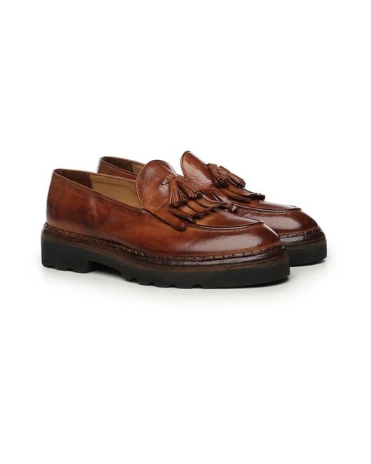 Eleventy Brown Loafers for men