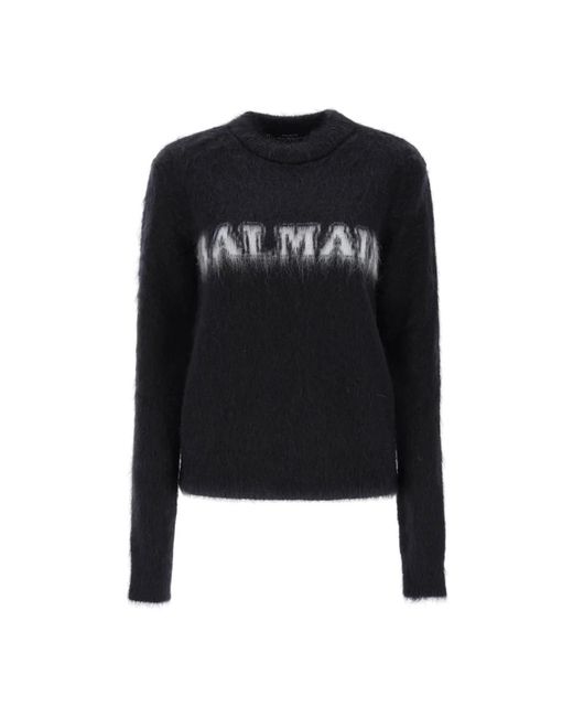 Sweatshirts Balmain de color Black