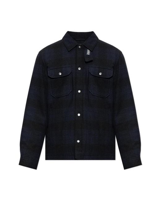 Woolrich Jassen ,Blauw ,Wol Wool Jacket in het Blue voor heren