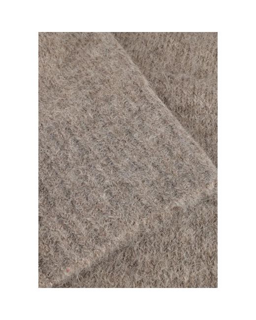 SELECTED Truien & Vesten ,Grijs ,Gebreide Coltrui in het Gray