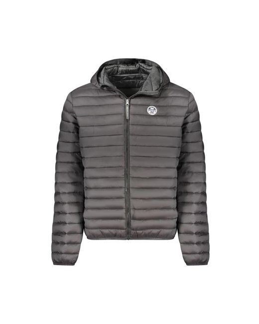 North Sails Jassen ,Zwart ,Polyester Zwarte Polyester Herenjas in het Gray voor heren