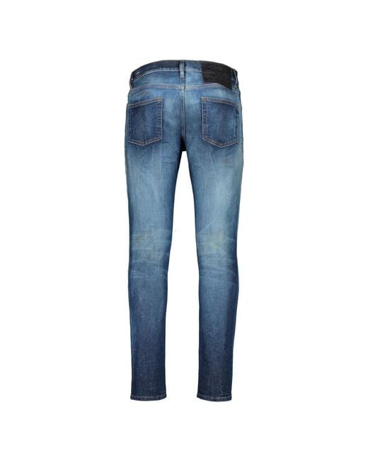 DIESEL Blue Slim Fit Jeans for men