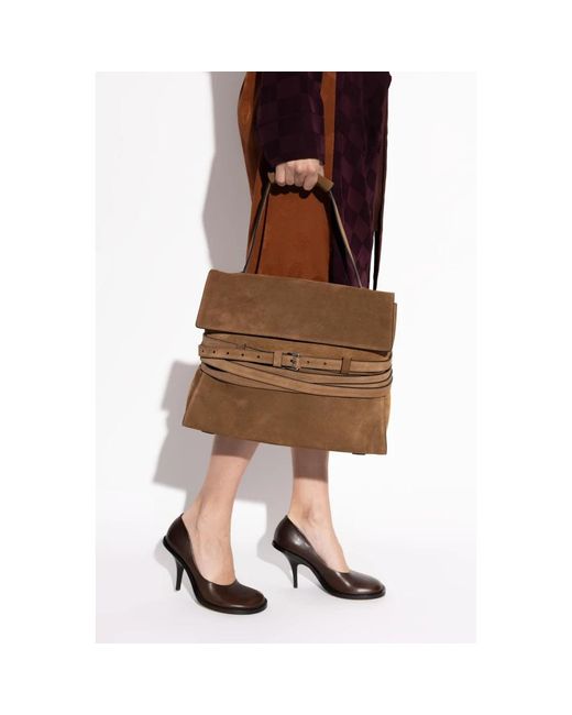 Moschino Brown Shoulder Bags