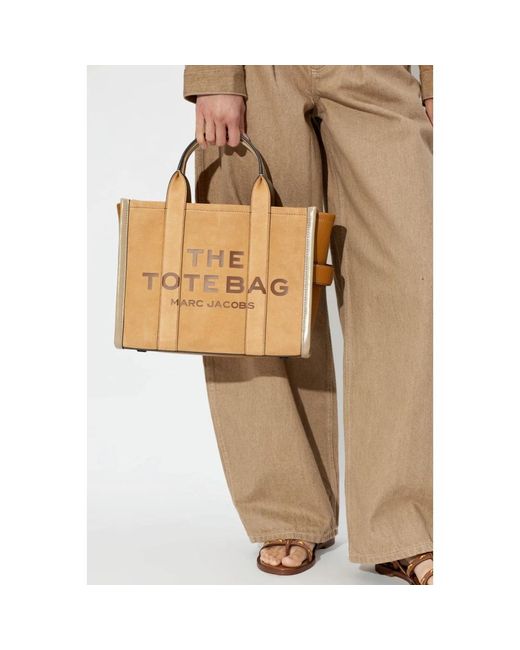 Marc Jacobs Metallic Suede Medium Tote