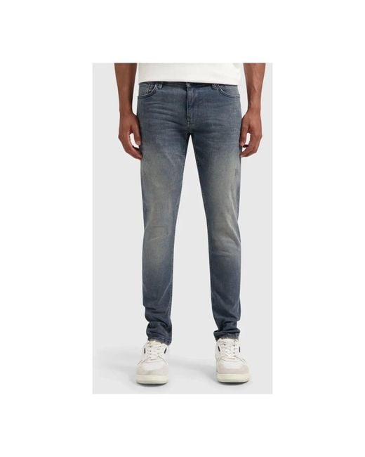 Slim-Fit Jeans di Pure Path in Blue da Uomo