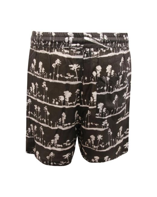 Gaelle Paris Black Casual Shorts for men