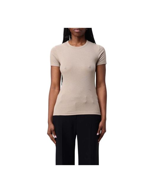 Helmut Lang Black Merinowolle Slim Fit T-Shirt