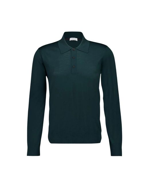 Ferragamo Green Round-Neck Knitwear for men