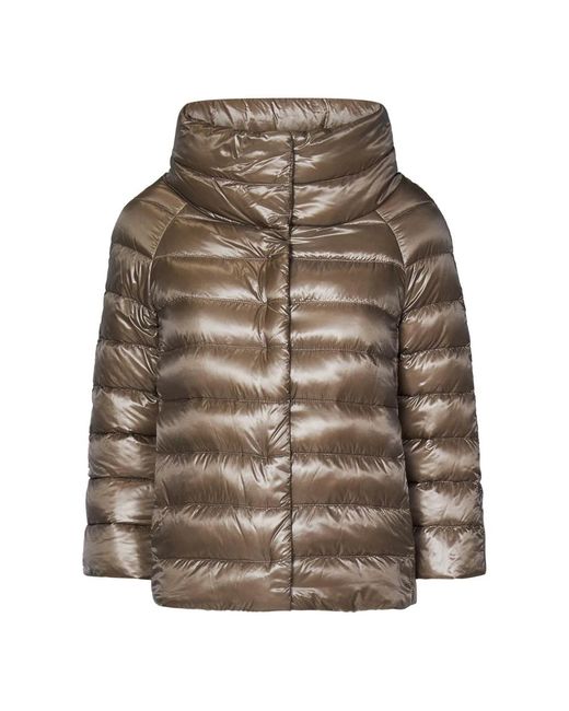 Herno Brown Down Jackets