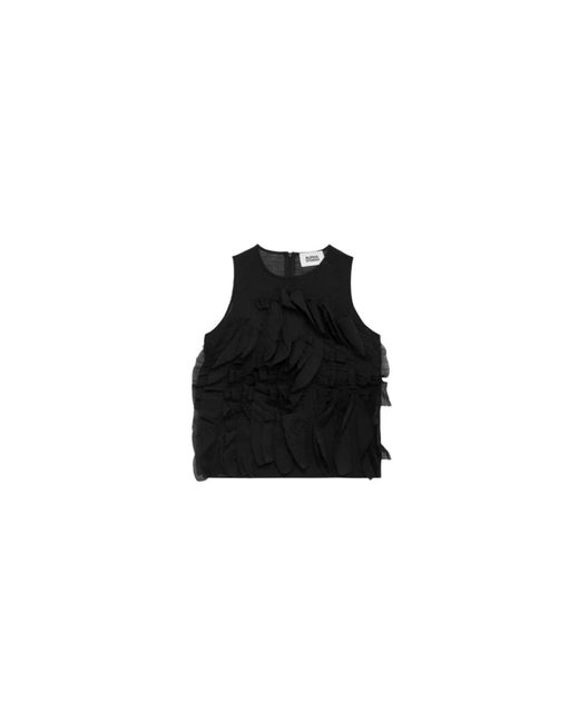 Sleeveless Tops Alpha Studio de color Black