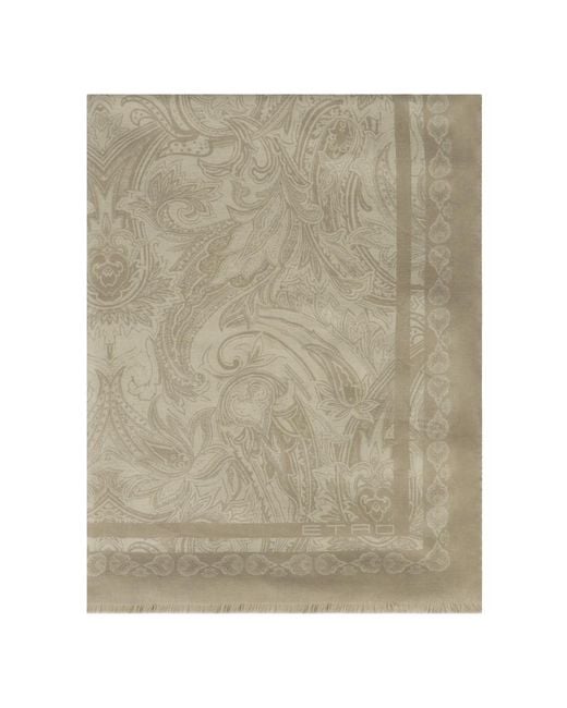Etro Natural Winter Scarves for men