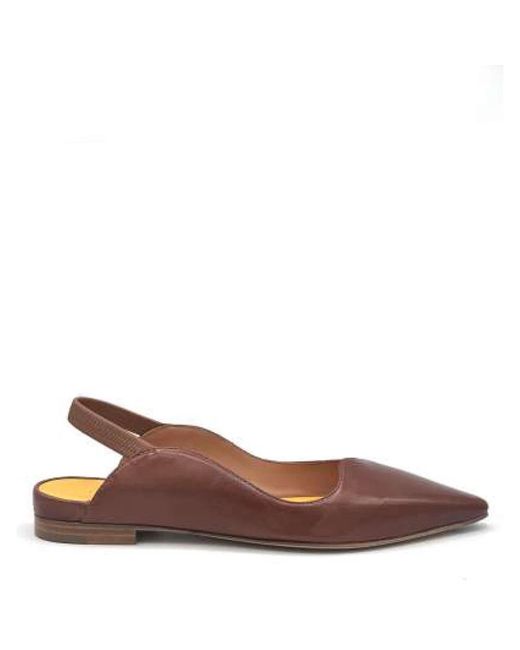 Mara Bini Brown Ballerina Shoes