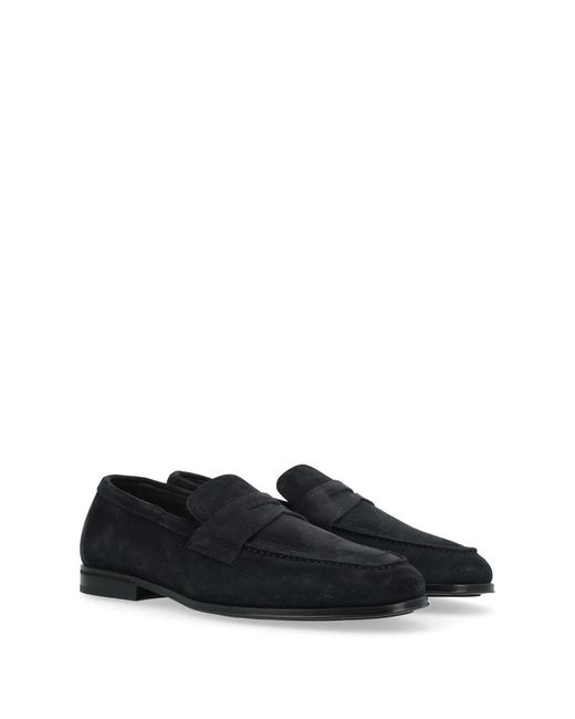 Doucal's Black Loafers for men