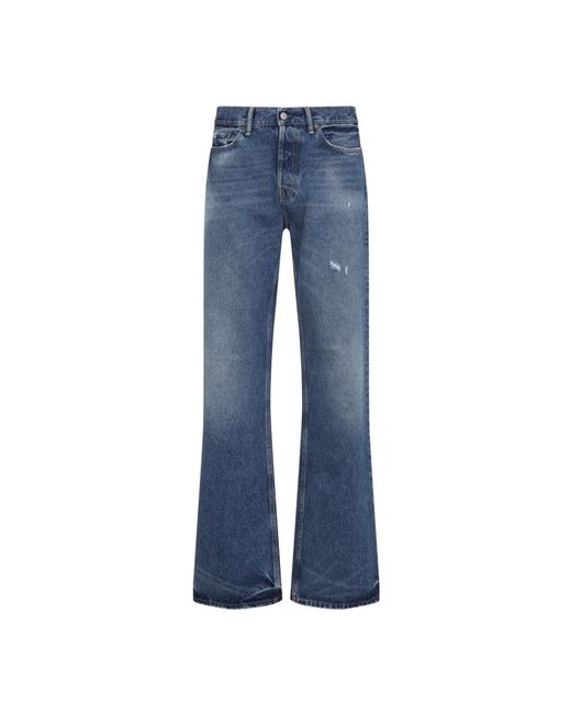 Acne Straight Jeans in het Blue voor heren
