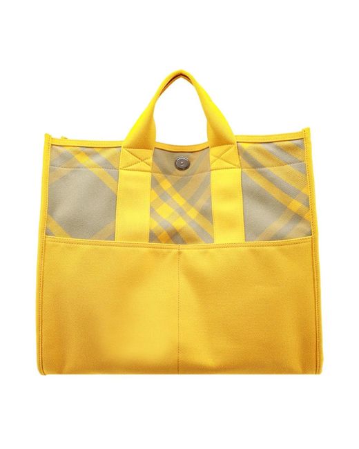 Bags > handbags Burberry pour homme en coloris Yellow