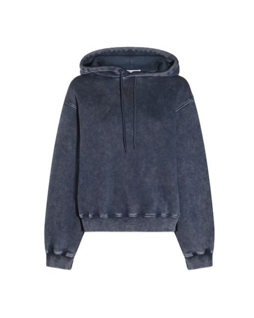 Alexander Wang Blue Hoodies