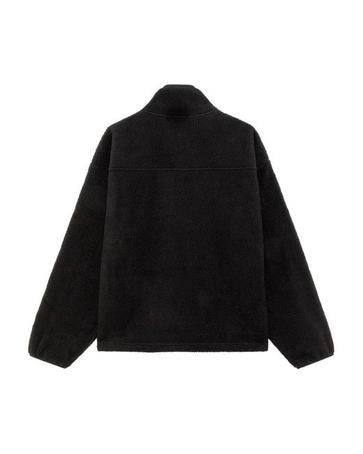 Autry Jassen ,Zwart ,Polyester Full Zip Fleece Jacket in het Black voor heren