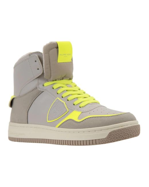 Philippe Model Herren High Top Schnürsneaker in Gray für Herren
