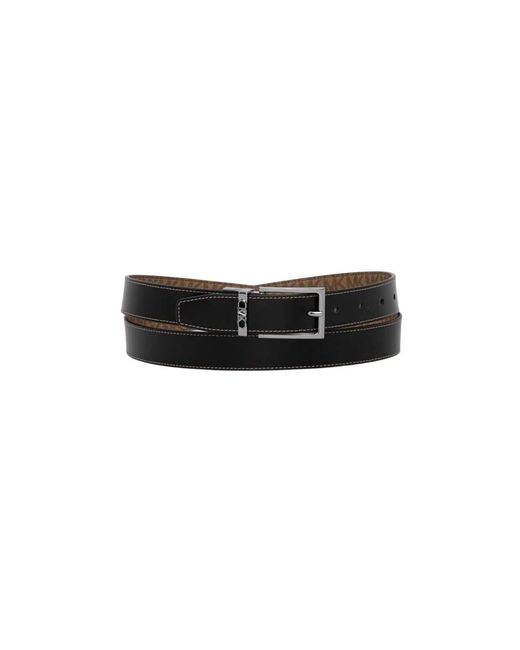 Belts di Michael Kors in Black da Uomo