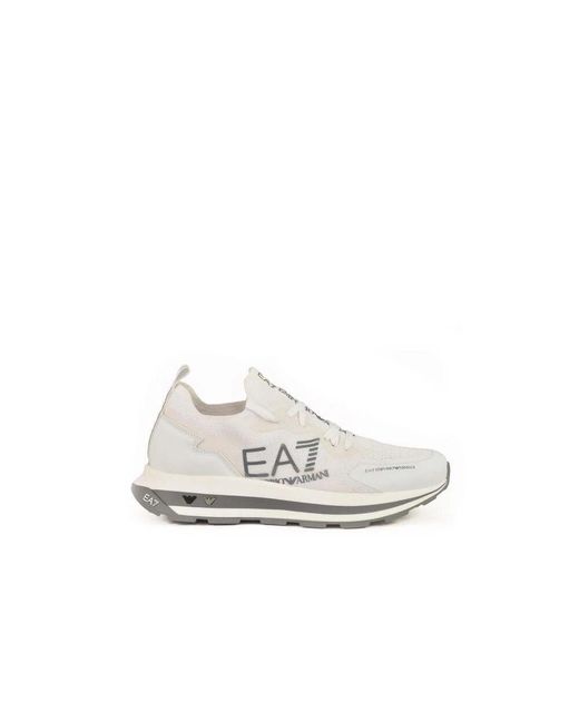 EA7 Leichte Sneakers Mit Modernem Design in White für Herren