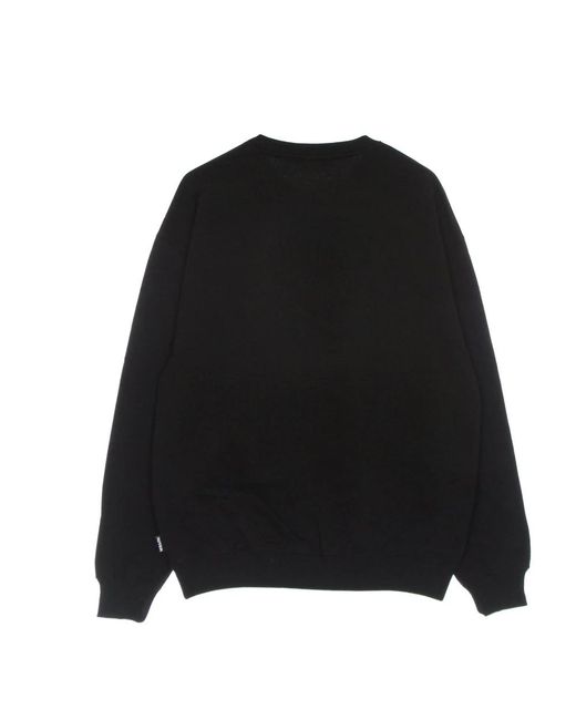 Iuter Hoodies & Sweatvesten ,Zwart ,Katoen Cinelli Crewneck Sweatshirt Lichtgewicht Geborsteld in het Black voor heren