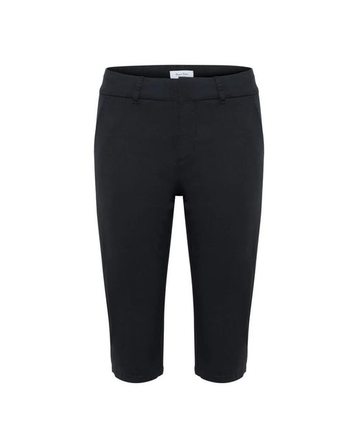Part Two Cropped Trousers in het Black