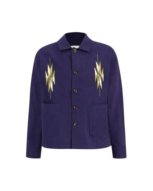 Light Jackets BAZISZT de hombre de color Blue