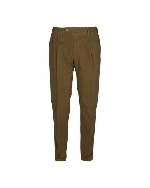 L.b.m. 1911 L.B. 1911, ,Broeken ,Groen ,Katoen Carrot Fit Chinos in het Green voor heren