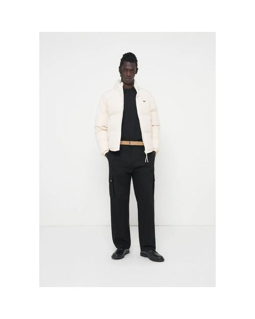 Lacoste White Down Jackets for men