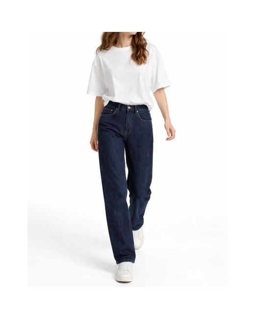 Woodbird Blue Straight Jeans