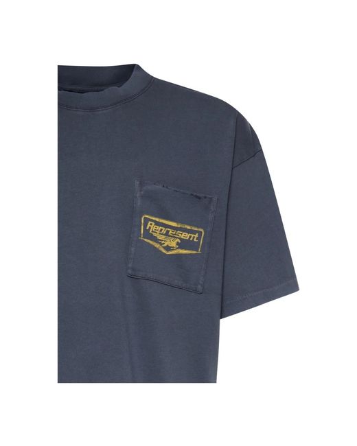 Represent Blue T-Shirts for men