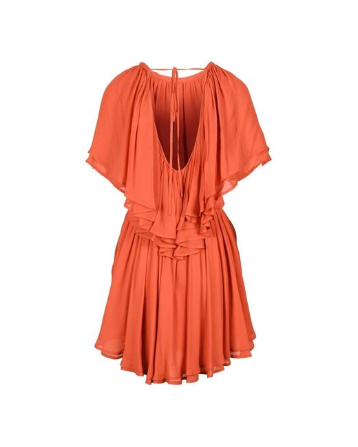 Short Dresses Dondup de color Orange