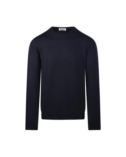 Roberto Collina Blue Round-Neck Knitwear for men